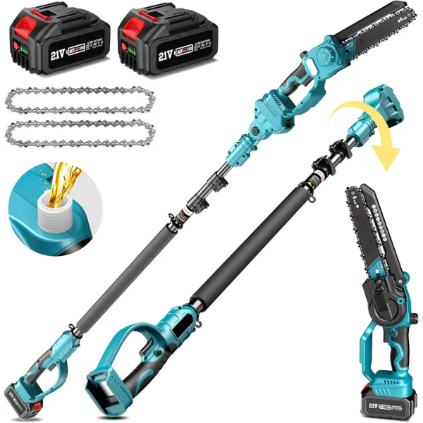 Cordless Pole Saw & Mini Chainsaw 2 in 1