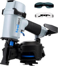 Roofing Nailer, Pneumatic Roofing Nail Gun for 3/4" to 1-3/4" Nails, 120 Coil Capacity, 70-120 PSI