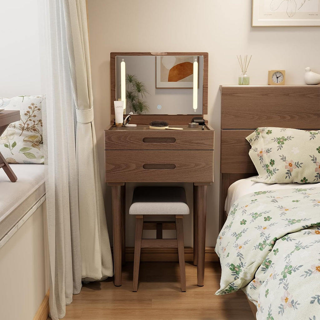 Vanity Desk with Mirror