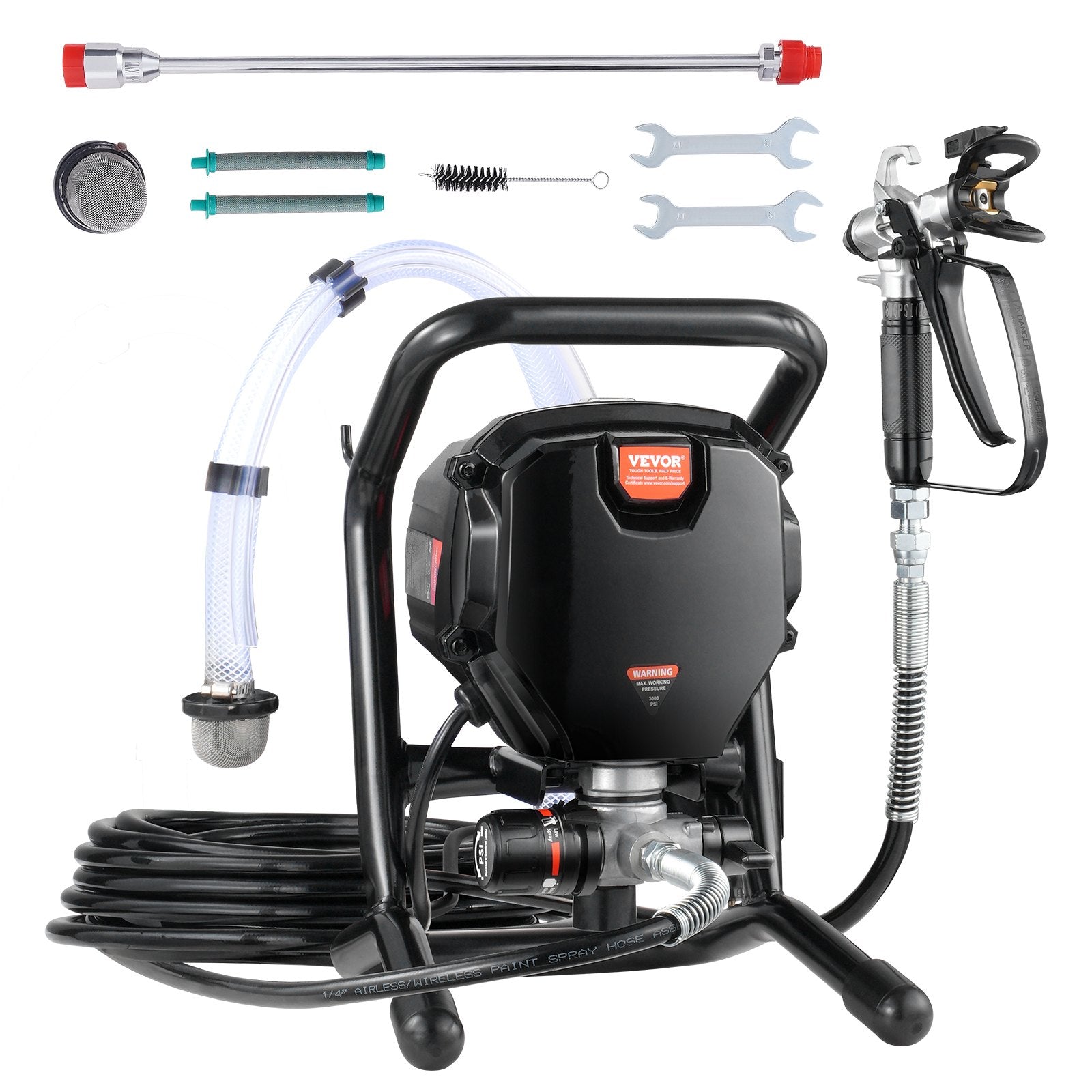 Stand Airless Paint Sprayer 750W 3000PSI
