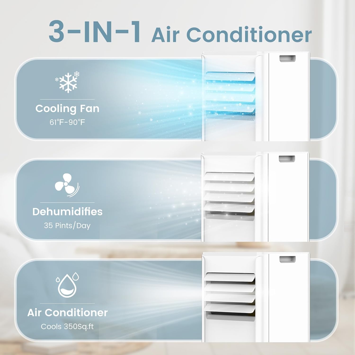 EasyCool™ 8,000 BTU Portable Air Conditioner