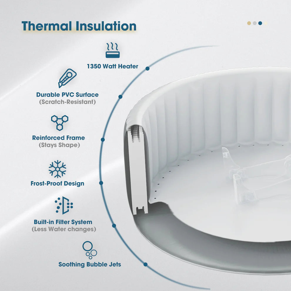Octagonal Inflatable Hot Tub