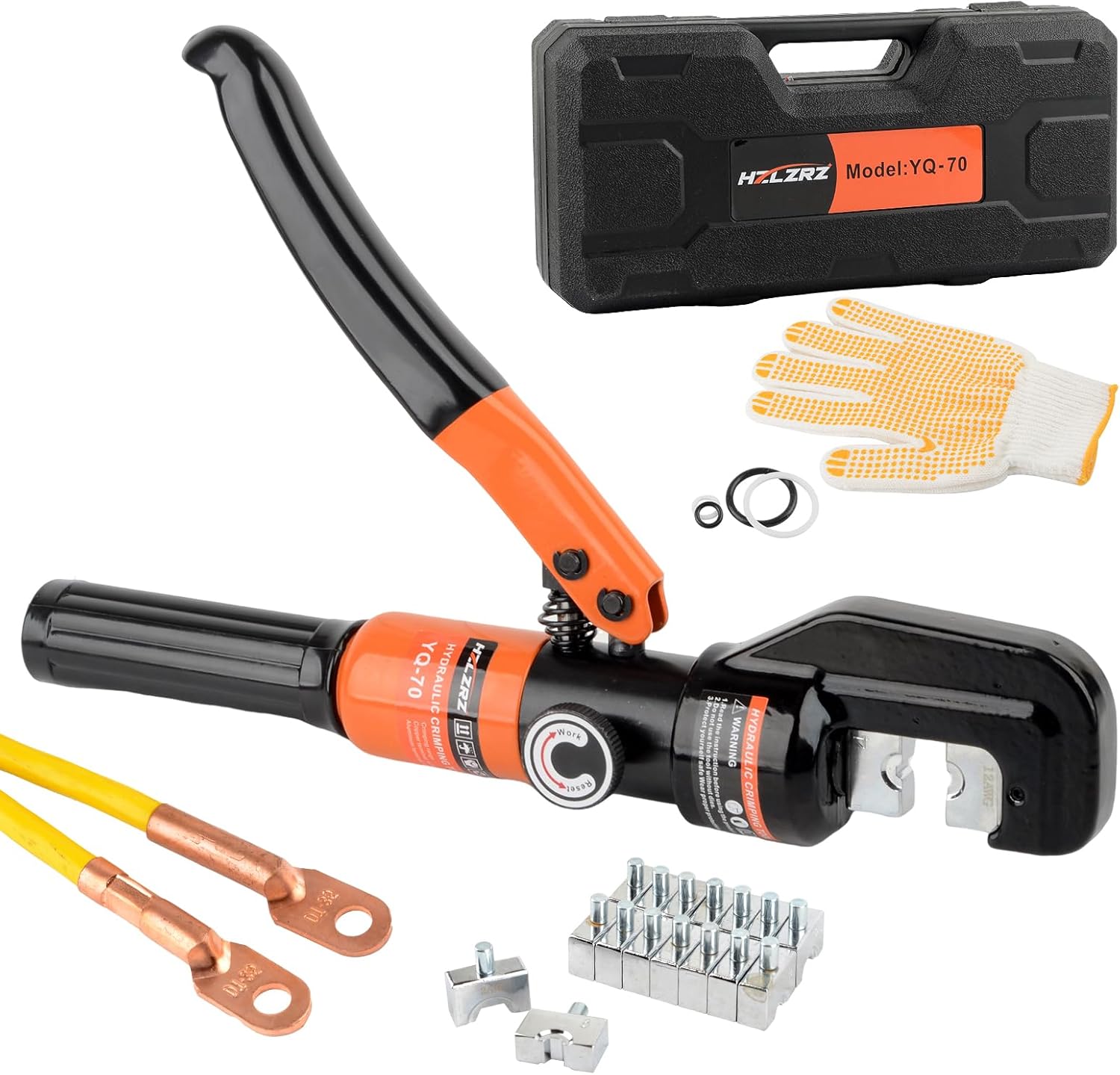 Hydraulic Crimping Tool and Battery Cable Crimping Tool Kit