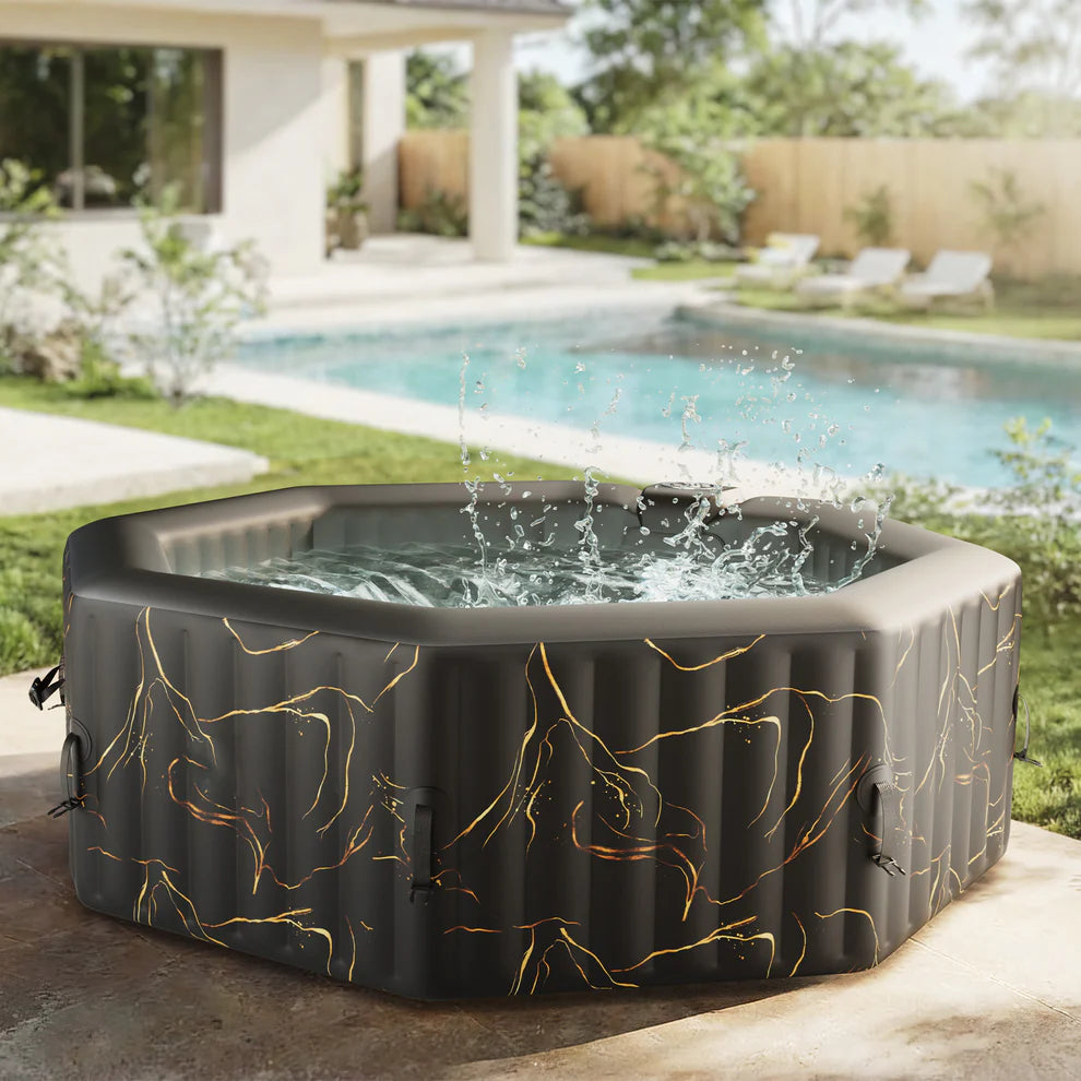 Octagonal Inflatable Hot Tub