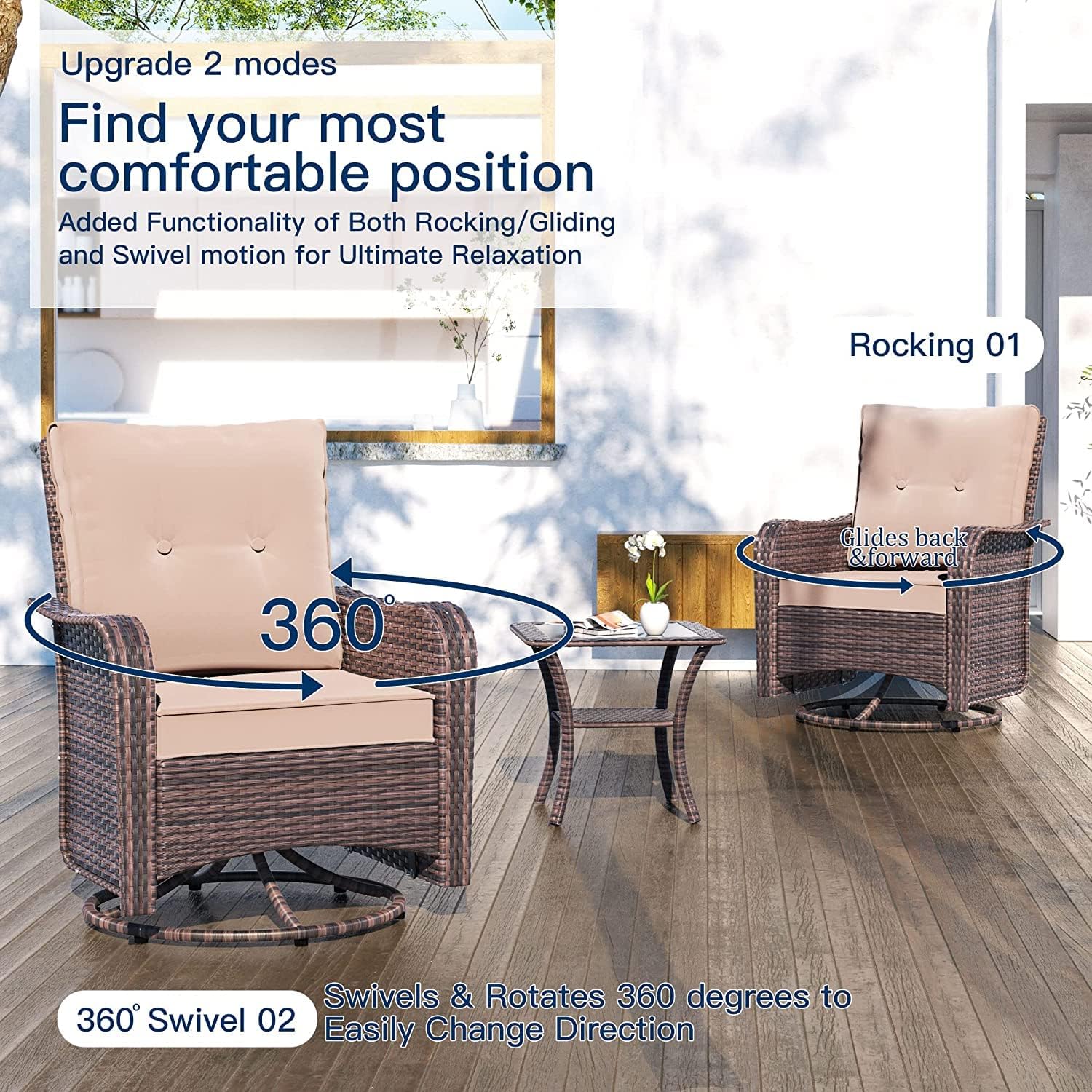 3-Piece Patio Set