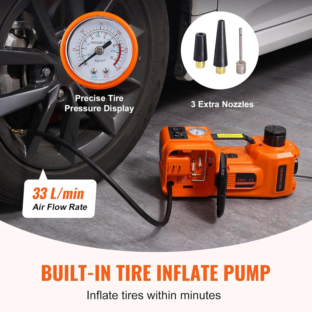 Electric Car Jack™ (5 Ton / 11023 Lbs)