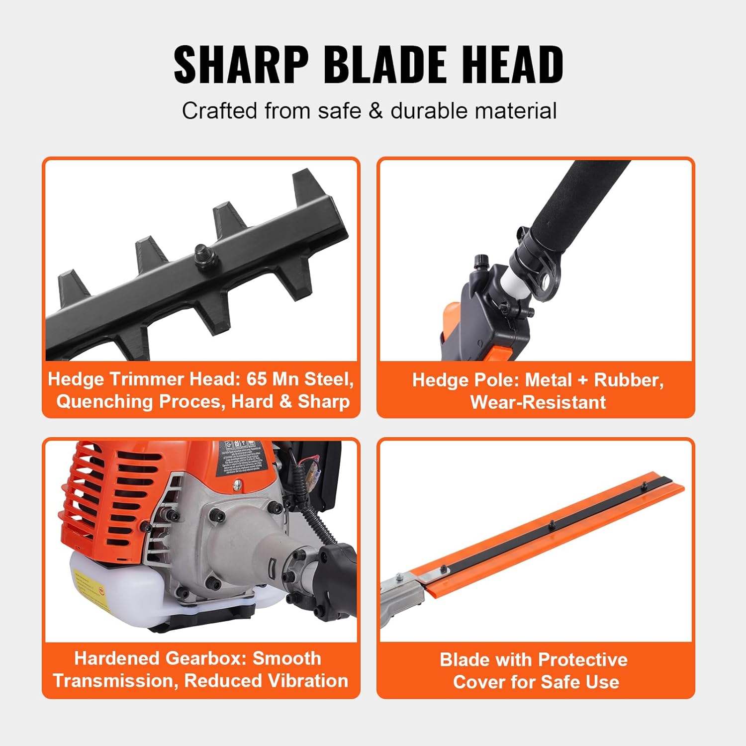 52cc Gas-Powered 6-in-1 Multi-Functional Trimmer