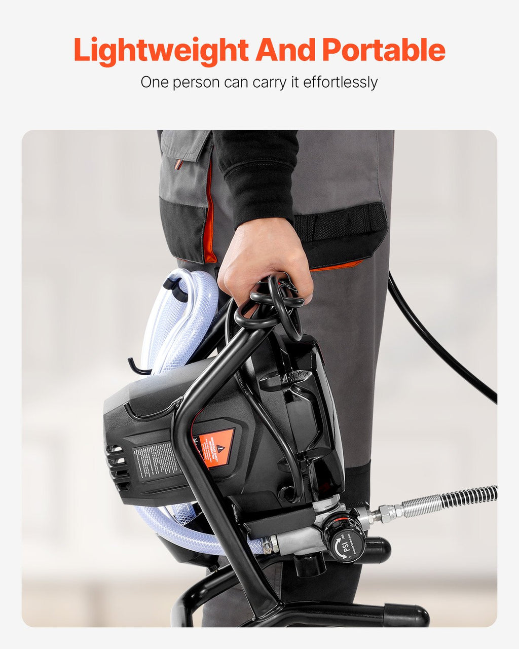 Stand Airless Paint Sprayer 750W 3000PSI