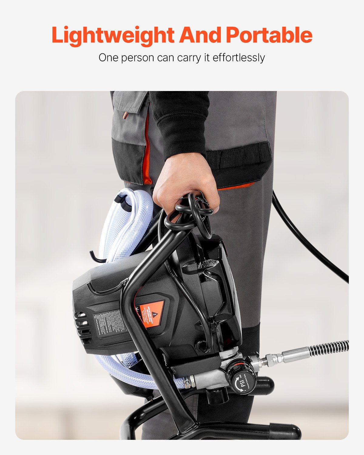 Stand Airless Paint Sprayer 750W 3000PSI