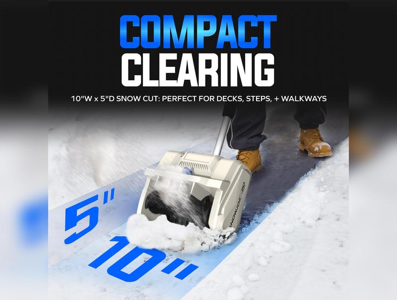 20-Volt Cordless Snow Shovel Kit | W/ 5.0-Ah Battery + Charger