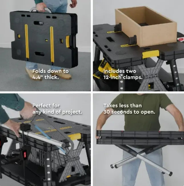 TEVOLLE FOLDABLE WORKING TABLE (75 x 84 x 54 cm)