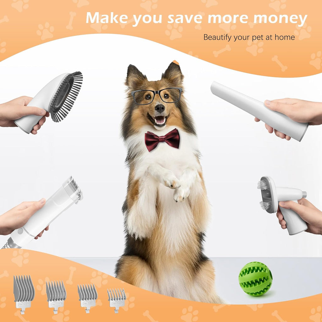 Grooming Kit with 2.3L Vacuum Suction