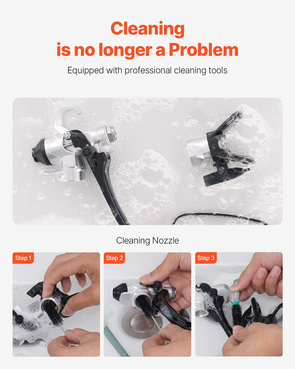 Stand Airless Paint Sprayer 750W 3000PSI