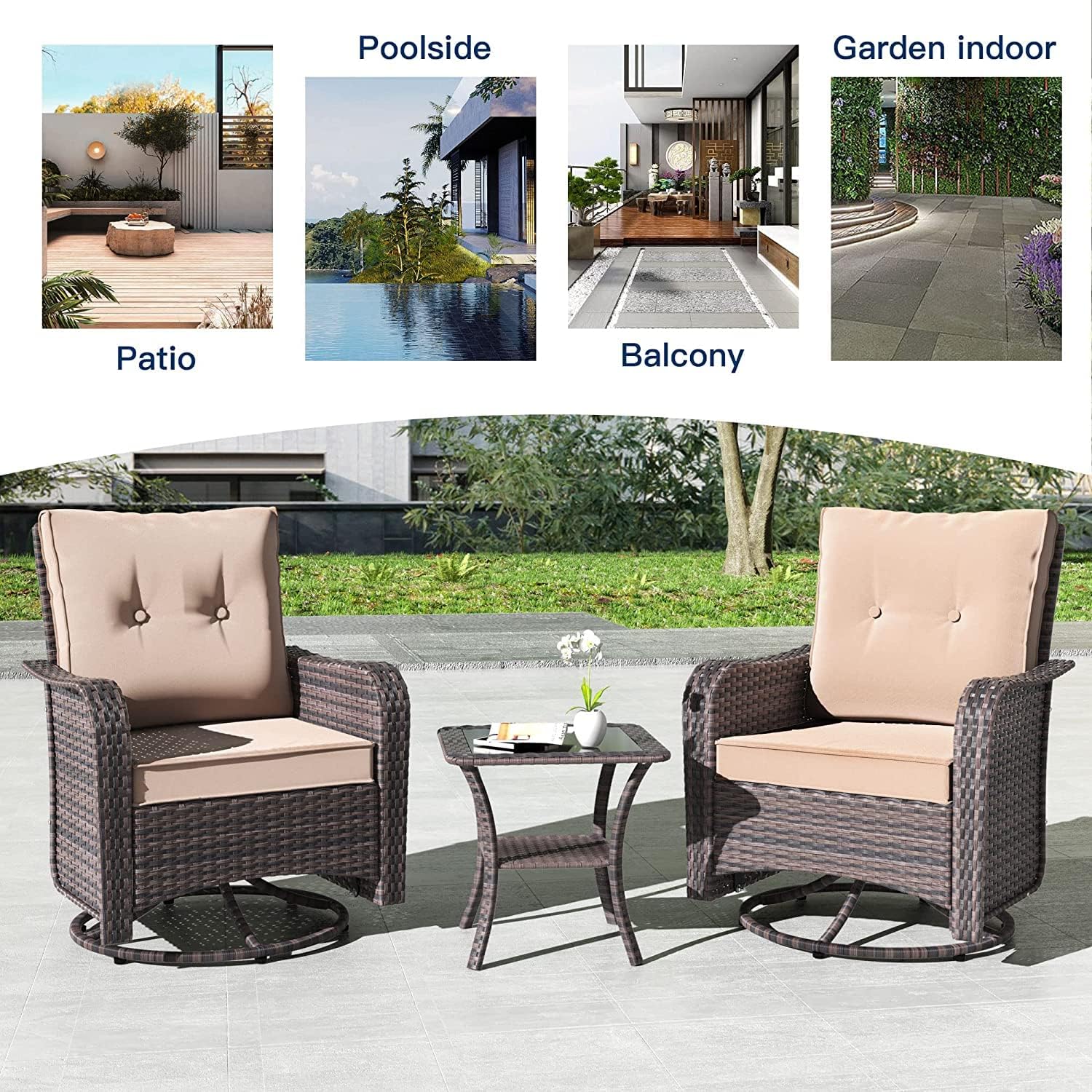 3-Piece Patio Set
