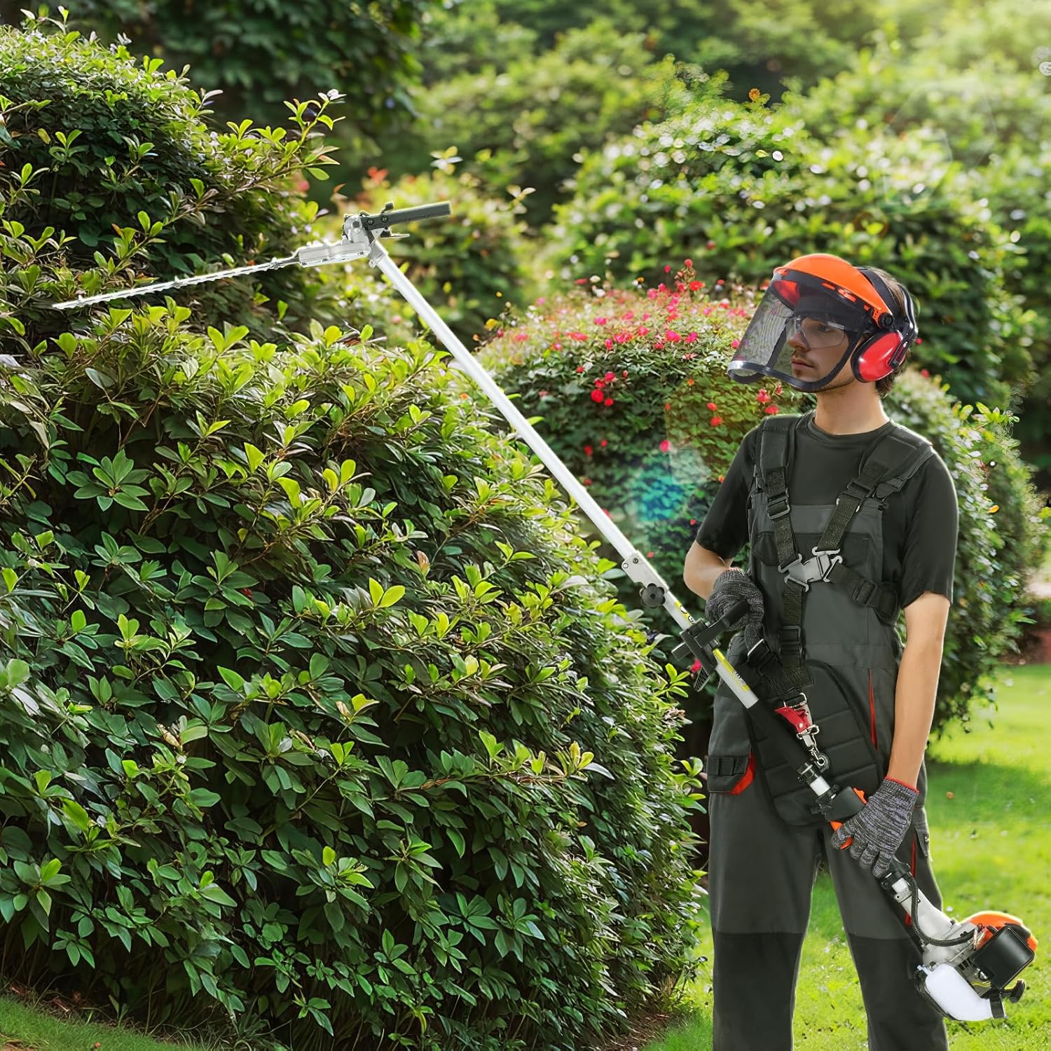 52cc Gas-Powered 6-in-1 Multi-Functional Trimmer