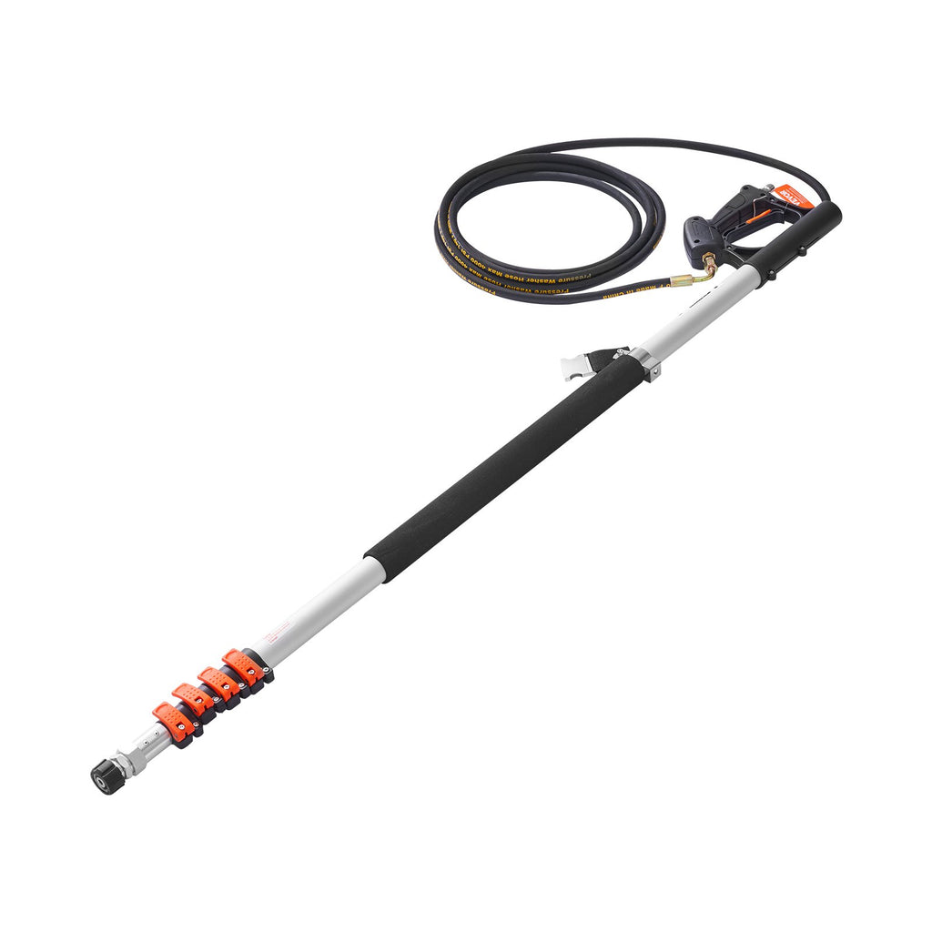 Pressure Washer Telescoping Wand, 24 ft, 4000 PSI