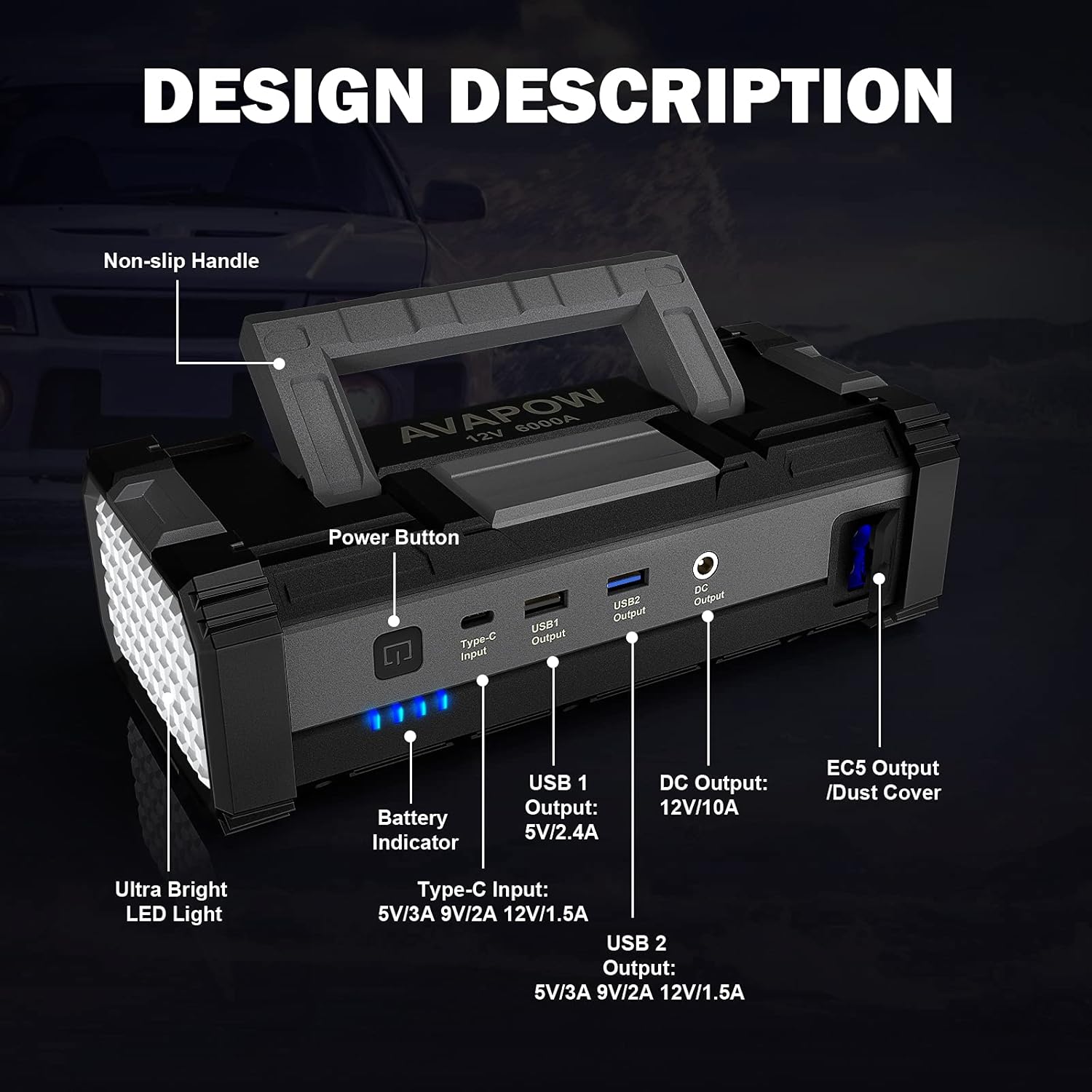 Jumpstarter 6000A & Power Bank